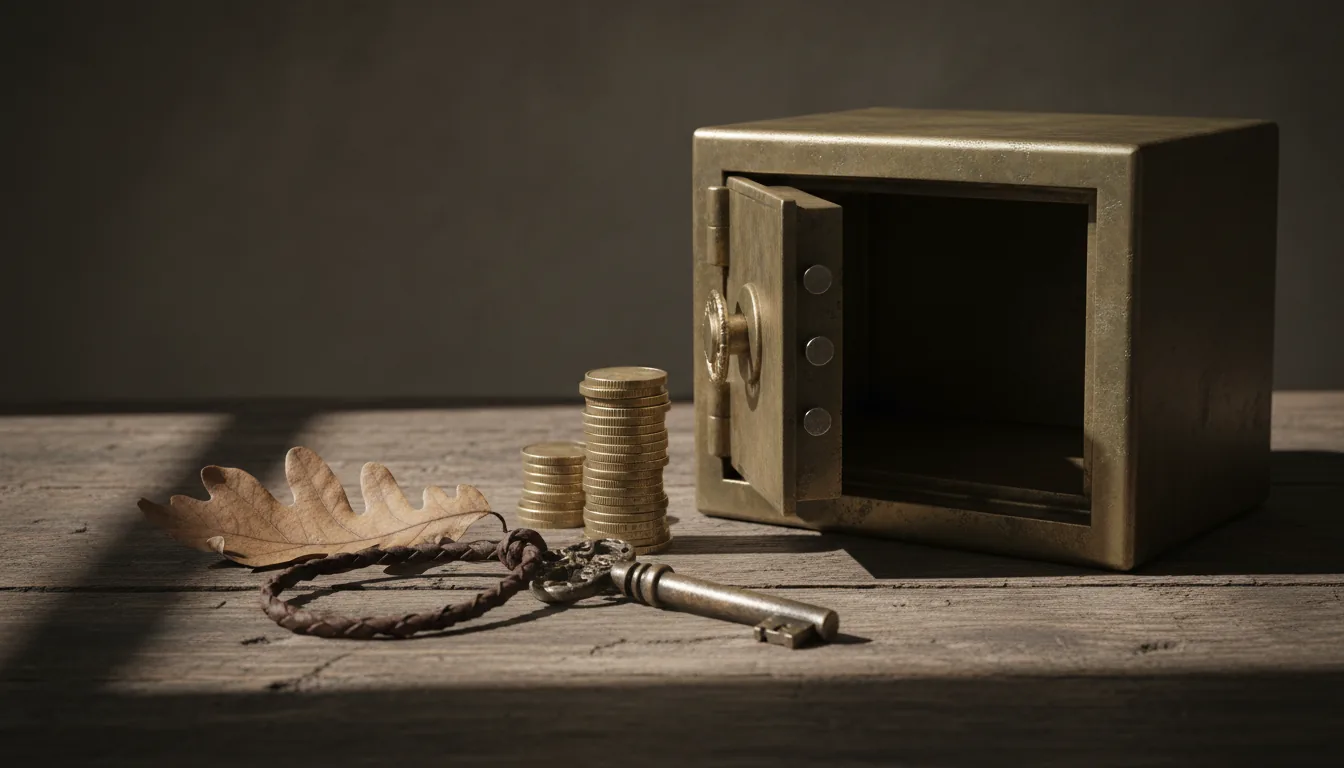 Vista cenital de planos arquitectónicos sobre escritorio oscuro.