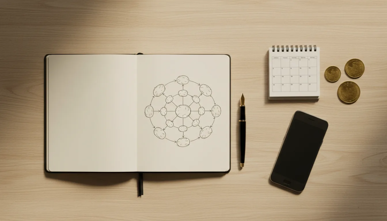 Pantalla con dashboard de redes sociales sobre escritorio oscuro.