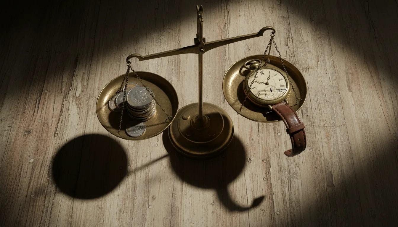 Pizarra editorial con flujo de proyecto de vídeo sobre fondo oscuro.